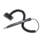 Wedgy Secure Ballpoint Stick Coil Pen with Scabbard Base