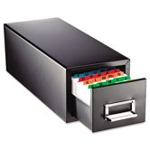Steelmaster Drawer Card Cabinet Holds 1,500 5 X 8 Cards
