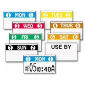 Freshmarx Freezx Color Monday Coded Label, 2500 Labels/Roll