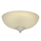 Two Light Economy Ceiling Fan Light Kit