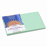 SunWorks Construction Paper, Heavyweight, 12 x 18, Medium Green, 50 Sheets