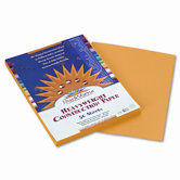 SunWorks Construction Paper, Heavyweight, 9 x 12, Yellow, 50 Sheets