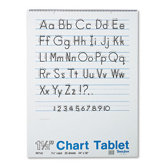 Chart Tablet with Manuscript Cover, Ruled, 25 Sheets/Pad