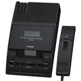 Speech Transcriber/Dictation System, 5-1/3"x9-1/10"x2", Black