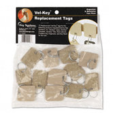 Securit Extra Blank Velcro Tags, 12/Pack