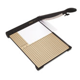 SharpCut 15-Sheet Paper Trimmer, Wood Base, 17 1/2 x 12