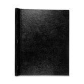 Thesis Binder, w/ Spine Clamp, 1" Cap, 8-1/2"x11", Black