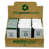 Little Green Books,Narrow Ruled, 60 Sh, 24 per Set, Assorted Size, Gray Mist