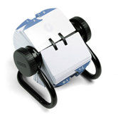 Open Rotary Card File