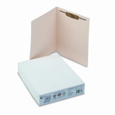 Water/Paper Cut-Resistant Folders, Straight Cut, End Tab, Letter, Manila, 50/Bx