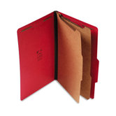 Expanding Classification Folder, Legal, Six-Section, 15/Box