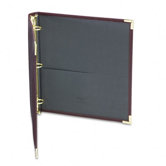 Classic Collection Ring Binder Portfolio, 8-1/2 x 11, 1in Capacity, Burgundy