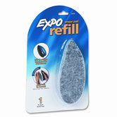 Dry Erase Precision Point Eraser Refill Pad, Felt, 9 3/4w x 3 1/4d