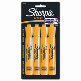 Accent Tank Style Highlighter, Chisel Tip, Fluorescent YW Ink, 4/set