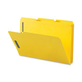 Folder, 2 Fasteners, 1/3 Assorted Tab Cut, Legal, 50 per Box, Various Colors