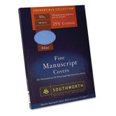 25% Cotton Manuscript Covers, 100/Box