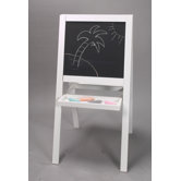 Double Sided Art Easel in White