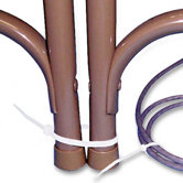 Tamper-Proof Nylon Cable Ties, 4 x 1/16, 1,000 Ties per pack