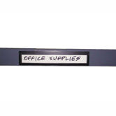 Magnetic Label Holder,3/4"x4-3/8",Inserts 1/2"x4",10/PK
