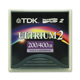 0.5" Ultrium Lto-2 Cartridge, 1998Ft, 200Gb Native/400Gb Compressed Capacity