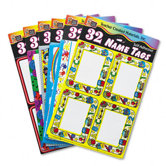 Name Tag Pack Paper Standard School Series, 192/Pack