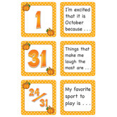October Polka Dots Calendar Days