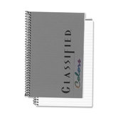 Notebook, Narrow Rule, 5-1/2 x 8-1/2, 100 Sheets, Graphite