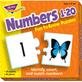 Puzzle Numbers 1 20