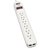 Surge Suppressor, 6 Outlet, Rj11, 4Ft Cord, 790 Joules