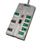 Eco Surge Green, 8 Outlet, Tel Dsl, 8Ft Cord, 2160 Joules