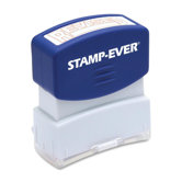 Stamp, Pre-Inked, "Revised", 9/16"x1-11/16" Imp, Red
