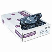 Industrial Strength Low-Density Commercial Can Liners,15 gal,.35mil,BLK,500/ctn