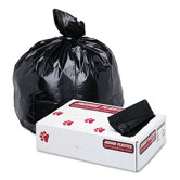 Super Extra-Heavy Can Liners, 45 Gallon, 1.7mil, 40 x 46, Black, 100 per Pack