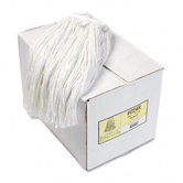 Premium Cut-End Wet Mop Heads, 12/Carton