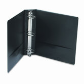 Round Ring Binder with Label Holder