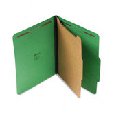 Pressboard Folder, Letter, Four-Section, 10/Box