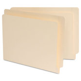 Manila Reinforced Shelf Folder, 100/Box