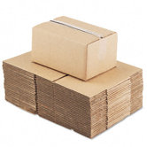 Corrugated Kraft Fixed-Depth Shipping Carton, 25/Bundle