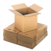 Corrugated Kraft Fixed-Depth Shipping Carton, 25/Bundle