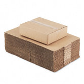 Corrugated Kraft Fixed-Depth Shipping Carton, 25/Bundle