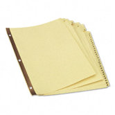 Preprinted Plastic-Coated Tab Dividers, 31/Set