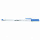 Economy Ballpoint Stick Oil-Based Pen, 12/Pack