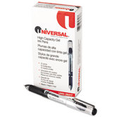 High Capacity Roller Ball Stick Gel Pen, 12/Pack