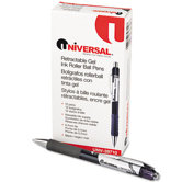 Roller Ball Retractable Gel Pen, 12/Pack