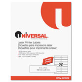 Laser Printer Permanent Labels, 5000/Box