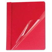 Clear Front Report Cover, Tang Fasteners, Letter Size, 25/Box