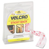 Sticky-Back Hook and Loop Fastener Tape With Dispenser, 3/4 X 5 Ft. Roll