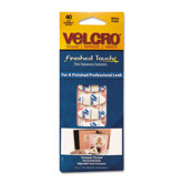 Oval Hook and Loop Fasteners, 7 1/4 X 3, 40/Pack