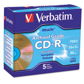 Cd-R Archival Grade Disc, 700Mb, 52X, 5/Pack