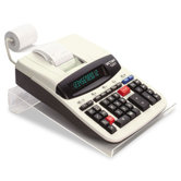 Large Angled Acrylic Calculator Stand, 9 X 11 X 2